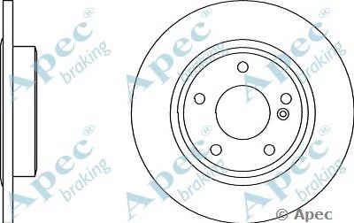APEC BRAKING dsk2992 -  Тормозной диск